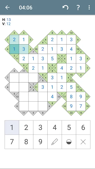 Kakuro (Cross Sums) — скриншот 4