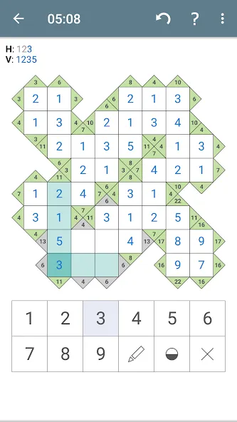 Kakuro (Cross Sums) — скриншот 5