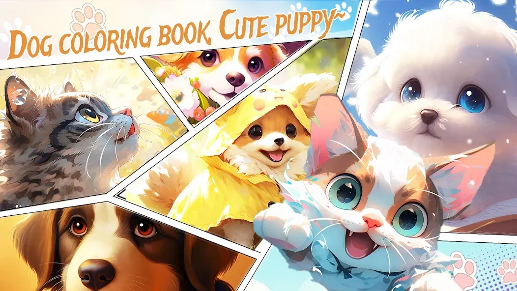 Dog Coloring, Color by number — скриншот 5