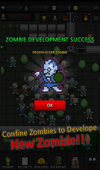 Grow Zombie VIP : Merge Zombie — скриншот 4