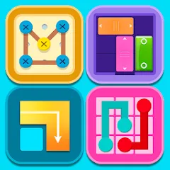 Взлом Puzzle Games Collection — Все уровни открыты