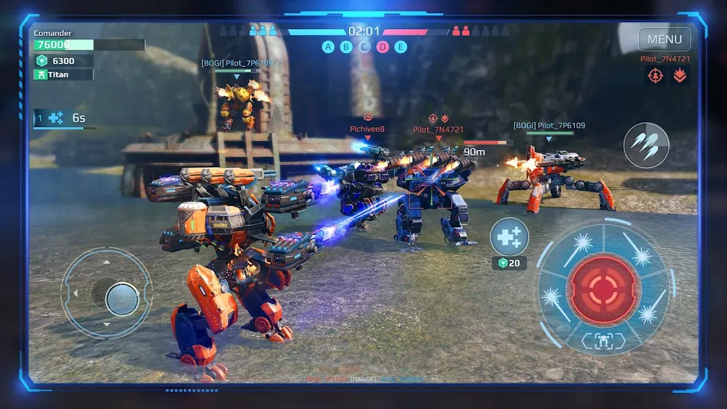 War Robots Multiplayer Battles — скриншот 3
