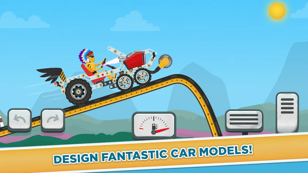 Car Builder & Racing for Kids — скриншот 1