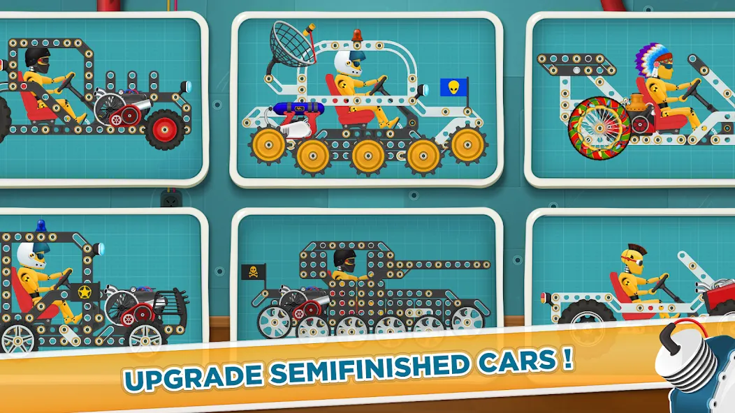 Car Builder & Racing for Kids — скриншот 2