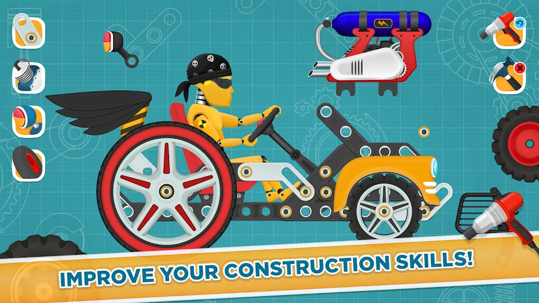 Car Builder & Racing for Kids — скриншот 4