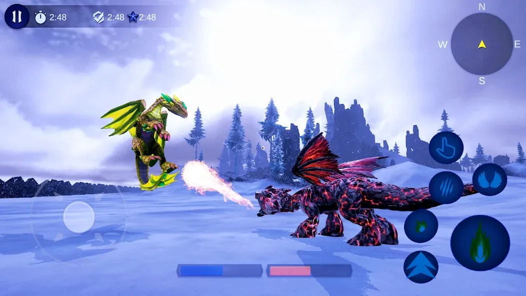 Magical Dragon Flight Games 3D — скриншот 1