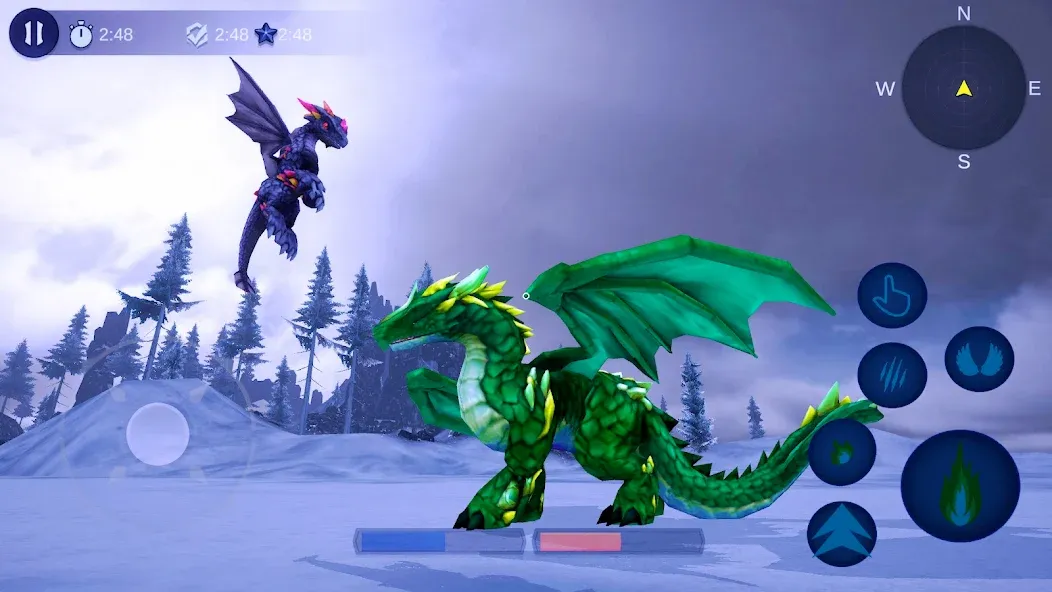 Magical Dragon Flight Games 3D — скриншот 2
