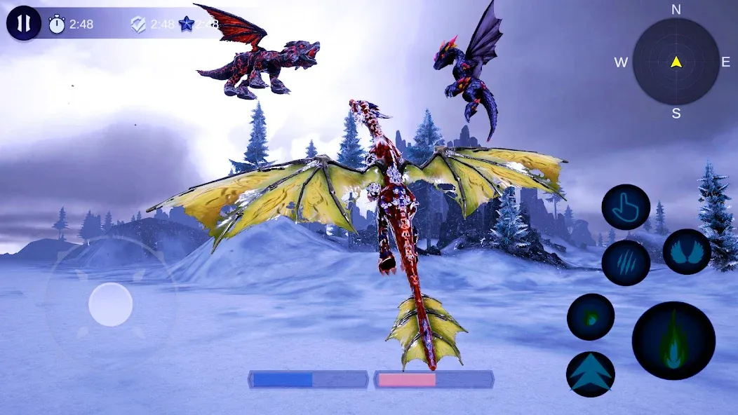 Magical Dragon Flight Games 3D — скриншот 3
