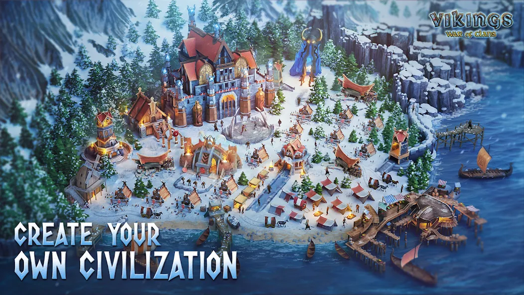 Vikings: War of Clans — скриншот 1