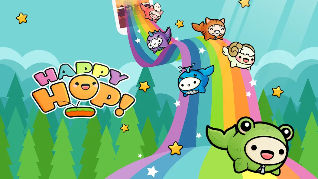 Happy Hop: Kawaii Jump — скриншот 1 Happy Hop: Kawaii Jump — скриншот 1
