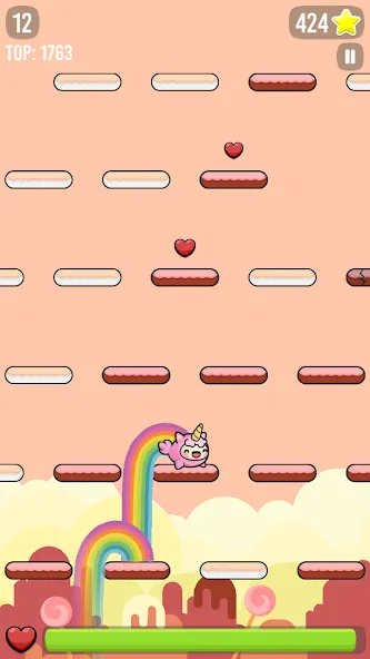 Happy Hop: Kawaii Jump — скриншот 2 Happy Hop: Kawaii Jump — скриншот 2