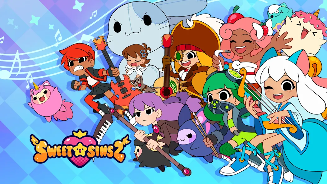 Sweet Sins 2 Rhythm Music Game — скриншот 1