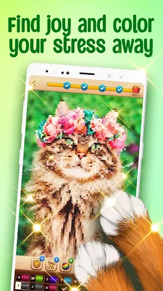 Cross-Stitch: Coloring Book — скриншот 2 Cross-Stitch: Coloring Book — скриншот 2