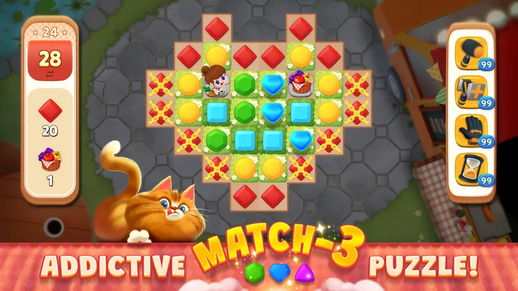 Delish Match : Match3 & Design — скриншот 1