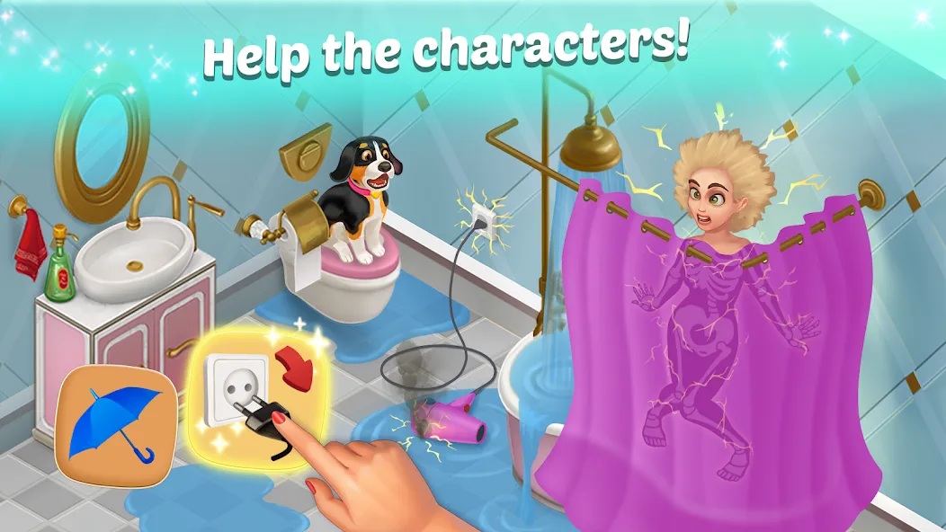 Family Hotel: love & match-3 — скриншот 3