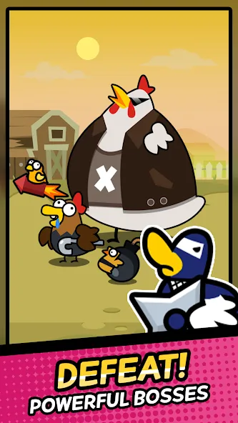 Duck vs Chicken : Idle Defense — скриншот 4 Duck vs Chicken : Idle Defense — скриншот 4
