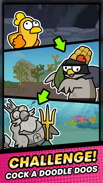 Duck vs Chicken : Idle Defense — скриншот 5