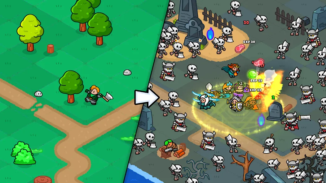 Rumble Heroes - Adventure RPG — скриншот 1