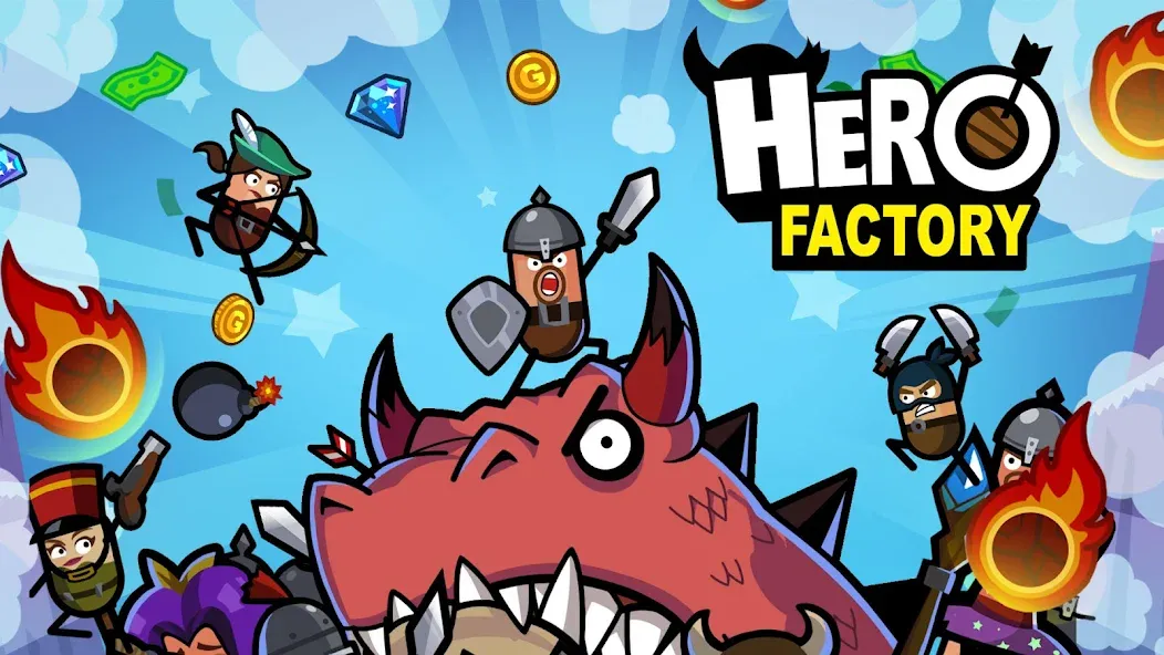 Hero Factory - Idle tycoon — скриншот 3