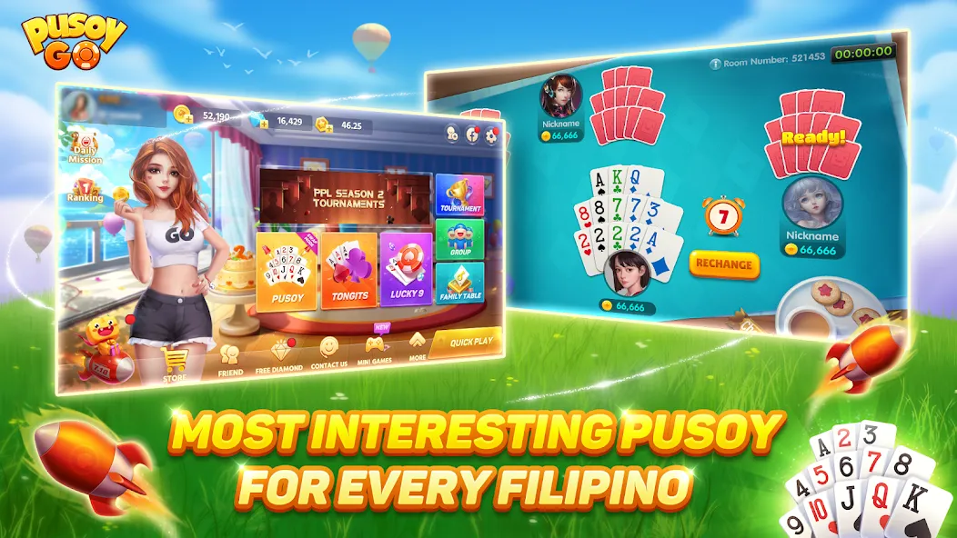 Pusoy Go-Competitive 13 Cards — скриншот 2 Pusoy Go-Competitive 13 Cards — скриншот 2