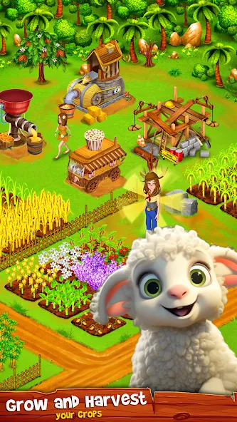 Country Valley Farming Game — скриншот 1