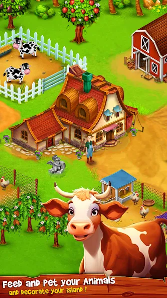 Country Valley Farming Game — скриншот 4