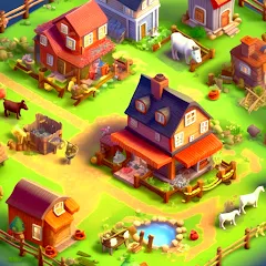 Country Valley Farming Game MOD на Андроид — Много денег и без рекламы