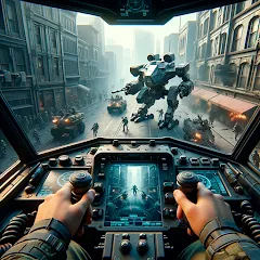 Взлом Concern: Mech Armored Front на Андроид — Много денег и бессмертие