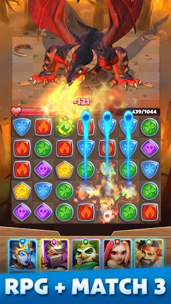 Puzzle Breakers: Champions War — скриншот 1