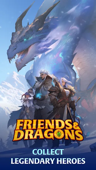 Friends & Dragons - Puzzle RPG — скриншот 1
