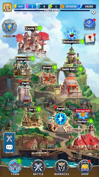 Friends & Dragons - Puzzle RPG — скриншот 3