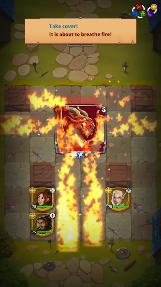 Friends & Dragons - Puzzle RPG — скриншот 4