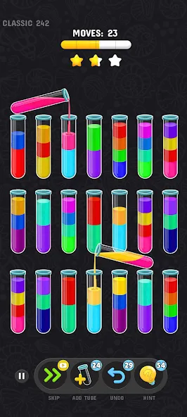 Color Water Sort Puzzle Games — скриншот 1