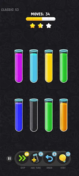 Color Water Sort Puzzle Games — скриншот 2
