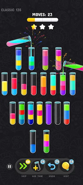 Color Water Sort Puzzle Games — скриншот 3