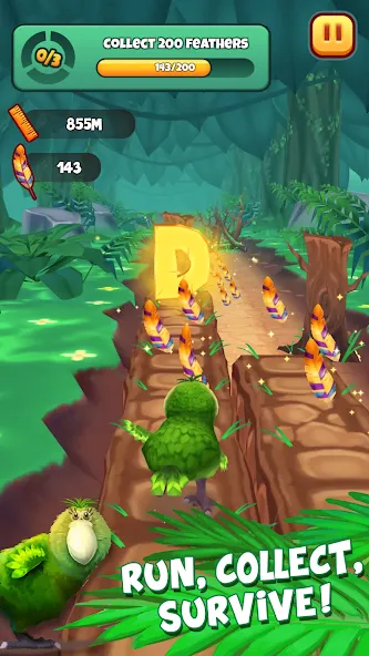 Kakapo Run: Animal Rescue Game — скриншот 1