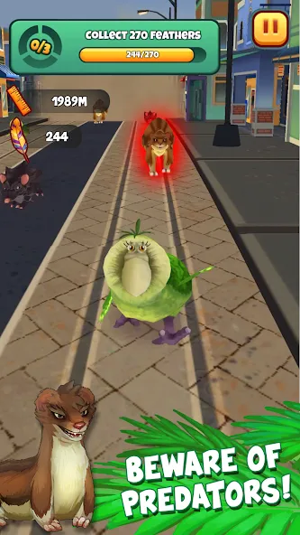 Kakapo Run: Animal Rescue Game — скриншот 2