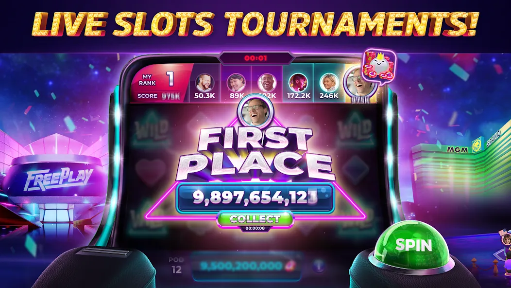 POP! Slots™ Vegas Casino Games — скриншот 3