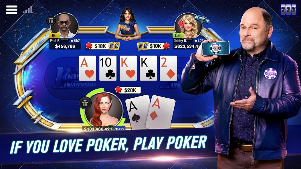 WSOP Poker: Texas Holdem Game — скриншот 1
