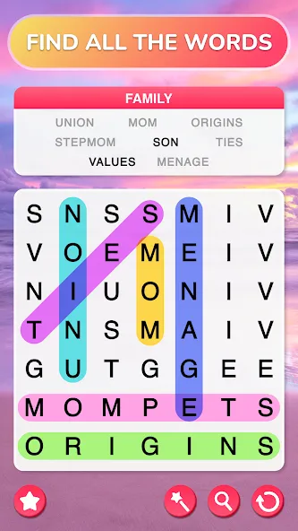 Word Search - Word Puzzle Game — скриншот 1