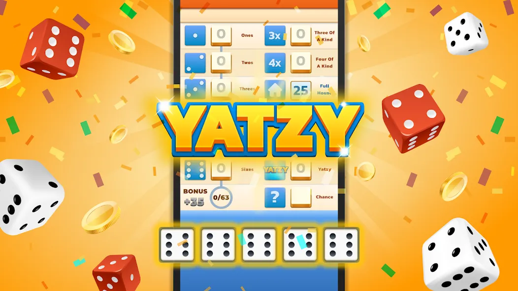 Yatzy - Fun Classic Dice Game — скриншот 1