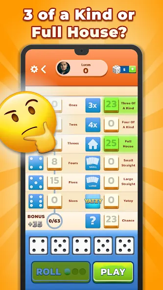 Yatzy - Fun Classic Dice Game — скриншот 4