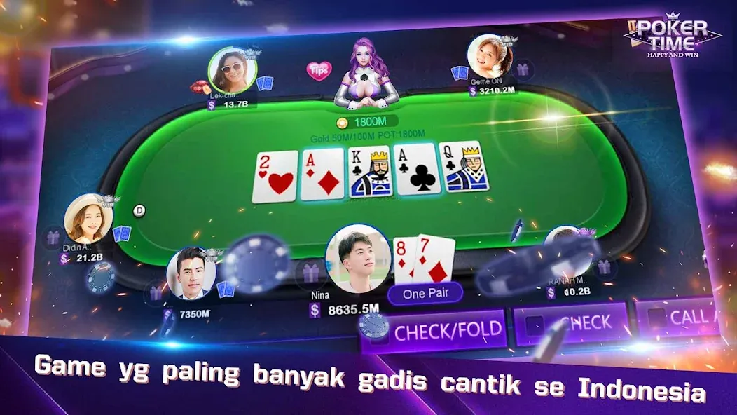 Poker Time- Pulsa Texas Holdem — скриншот 1 Poker Time- Pulsa Texas Holdem — скриншот 1