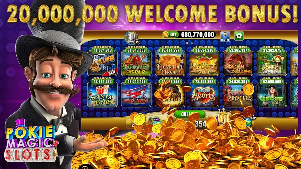 Pokie Magic Casino Slots — скриншот 1