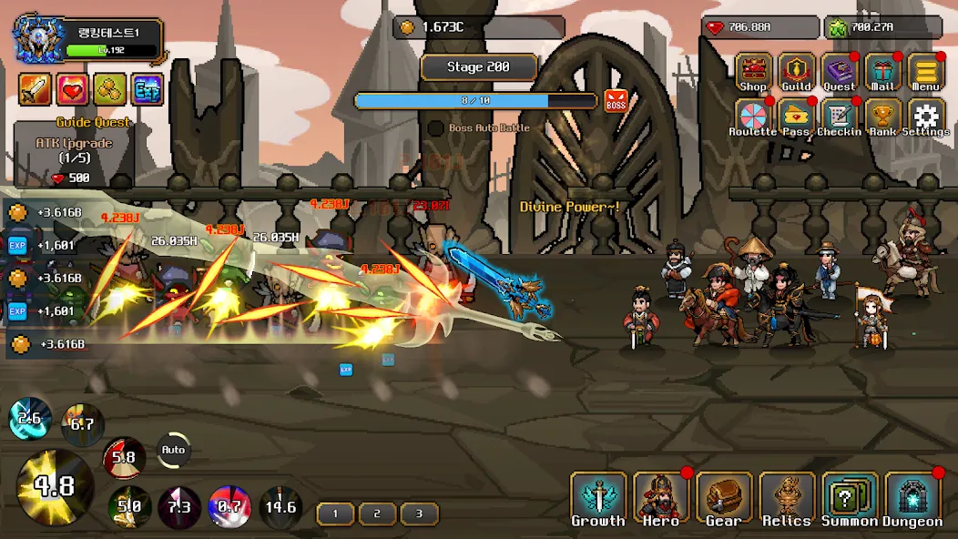 Hero Sword - Idle RPG — скриншот 1