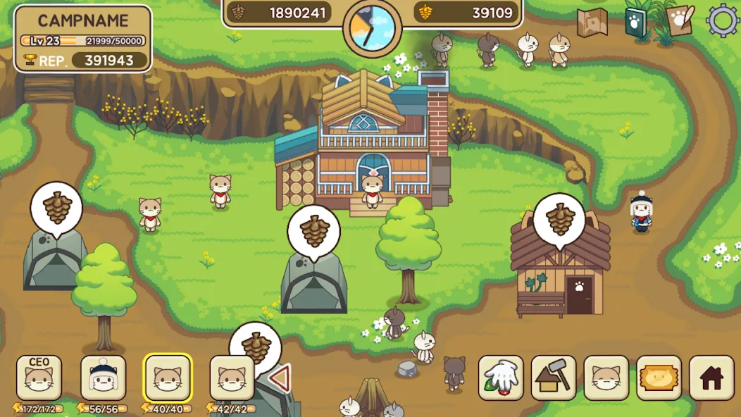Cat Forest - Healing Camp — скриншот 2