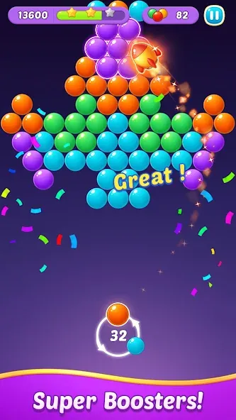 Bubble Shooter Gem Puzzle Pop — скриншот 2