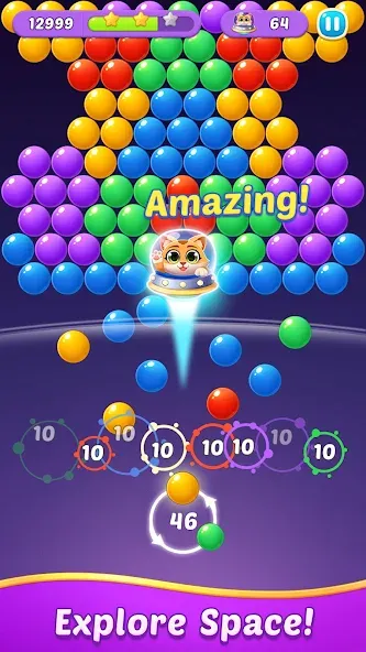 Bubble Shooter Gem Puzzle Pop — скриншот 4