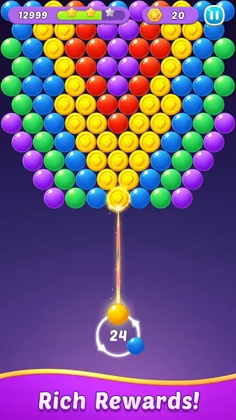 Bubble Shooter Gem Puzzle Pop — скриншот 5
