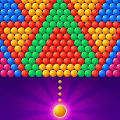 Bubble Shooter Gem Puzzle Pop — взломанная версия — Много денег и кристаллов